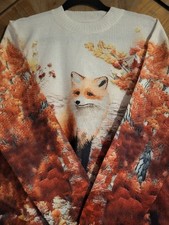 BNWOT Orange Leaf Fox Jumper