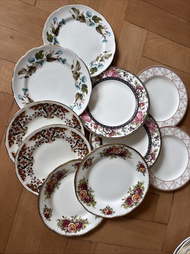 Vintage china side tea - vintage,