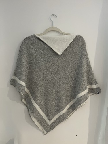 Grey poncho size 12 - grey, m