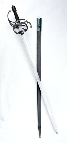 Blackened swept hilt - swept, rapier