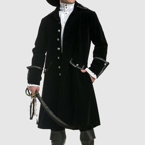 Men black deluxe pirate - black,