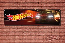 Hotwheels R34 Skyline Garage / Workshop Banner / Poster Motorsport Mancave