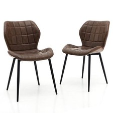 COSTWAY Dining Chairs Set of 2