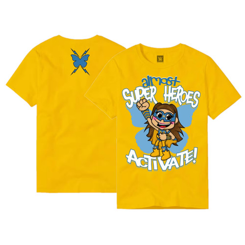 Wwe kid yellow shirt size - kid's, (size