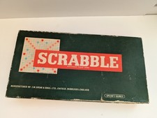 Classic Scrabble Family Game by Spear's Games 100% Complete Made In England