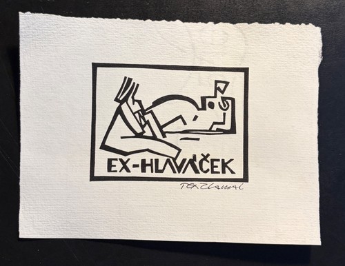 Exlibris erotik für hlavacek - exlibris,