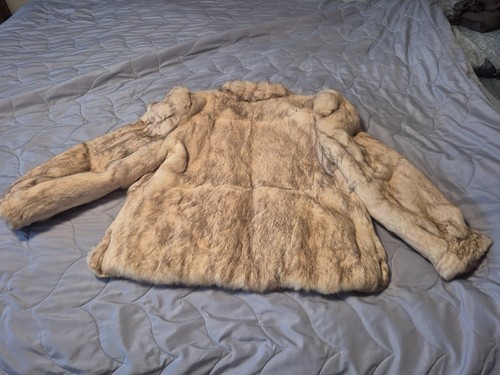 Vintage real rabbit fur - vintage,