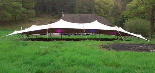 Stretch tent 10x20 - stretch, (hire
