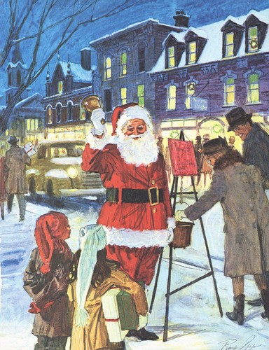 Salvation army santa bell - army,