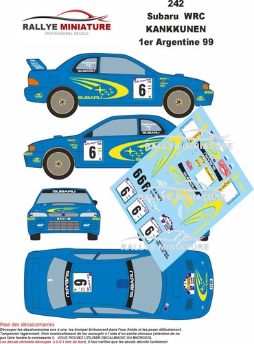 Decals ref 0242 - decals, 1/43
