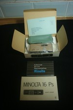 Minolta 16Ps Rokkor 25mm f3.5 Lens Vintage Sub-Mini Film Camera Boxed Spy Minox