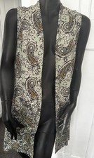 Topshop mixed green paisley