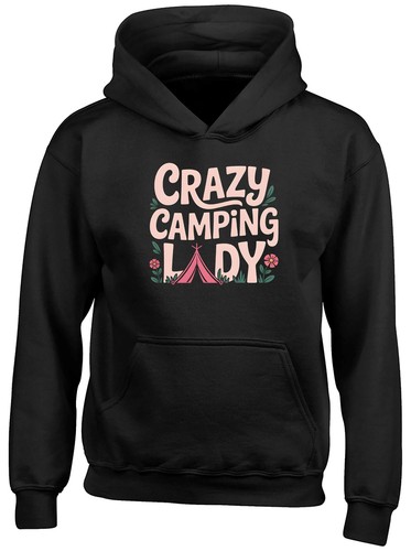 Crazy camping lady tent floral - tent,