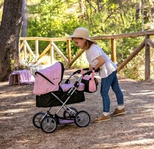 Girls' Silver Cross Baby Doll Ranger Pram Stroller Pushchair Buggy