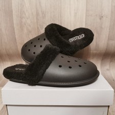 Crocs classic fuzz scuff - classic,