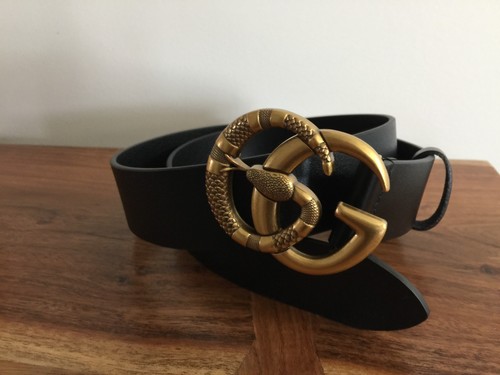 Gucci snake buckle belt - snake, gg