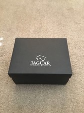 Black cardboard jaguar storage box 8.5 inches by 6 inches and 4inches deep