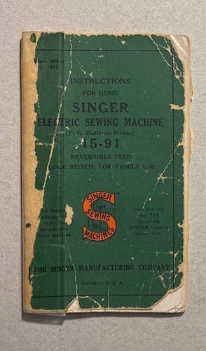Instructions singer electric - instructions,
