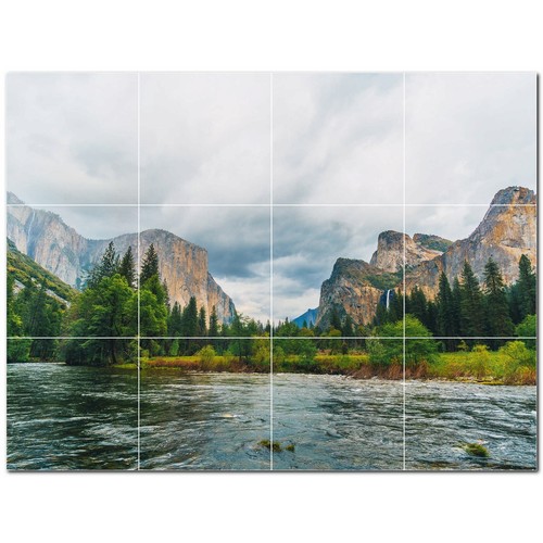 River ceramic tile wall mural - river,