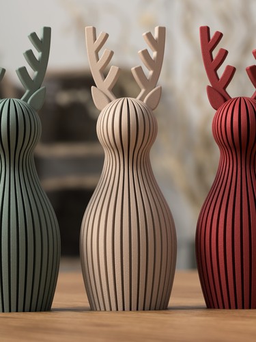 3pcs reindeer christmas - 3pcs,