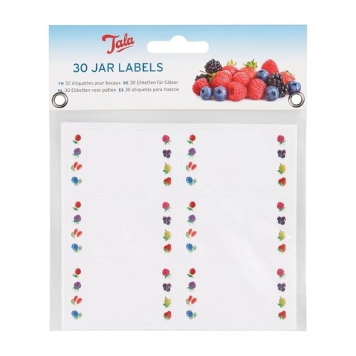 30x fruit preserving - fruit, labels