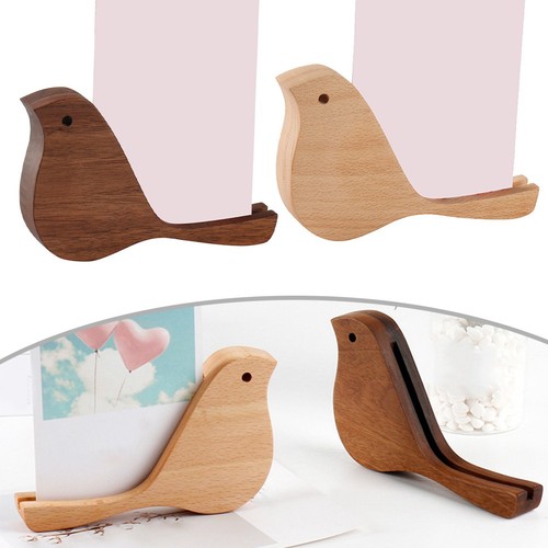 Beech wood bird shape - beech, menu