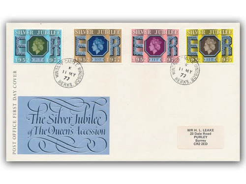 1977 silver jubilee fdc - 1977,