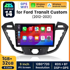Android14 For Ford Transit Custom 2012-2021 Car Stereo Radio GPS NAVI FM BT DAB+