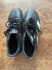 adidas Black Moulded Studs Size 8.5 Rugby Boots