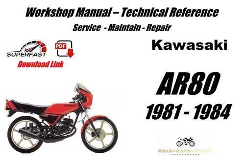 Kawasaki ar80 service repair - kawasaki,