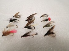 12 NEW traditional wet flies