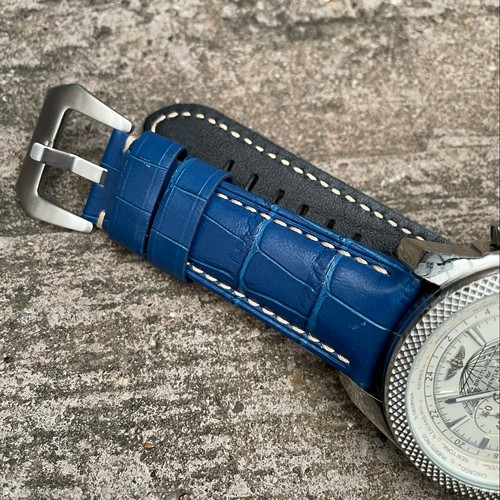 Genuine blue leather - genuine,