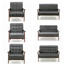 Panana Modern Fabric Loveseat