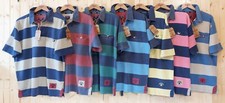 Edwards Heavies™ Short Sleeved Two Colour Striped Rugby Shirt - ED07