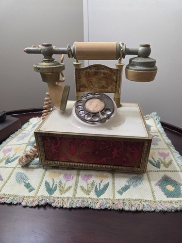Vintage deco tel rotary - vintage, deco-tel