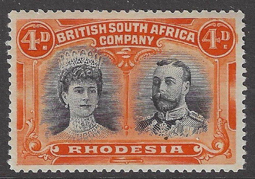 140 rhodesia 1910 4d - 140,