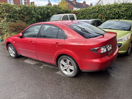 Mazda rear bumper - rear, red