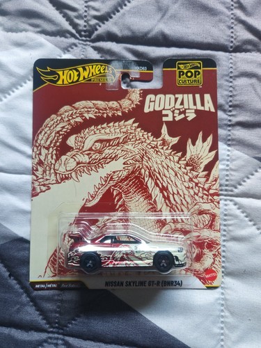 Hot wheels premium - hot, godzilla