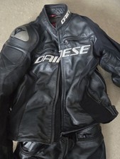 Dainese Black Leather 2 Piece