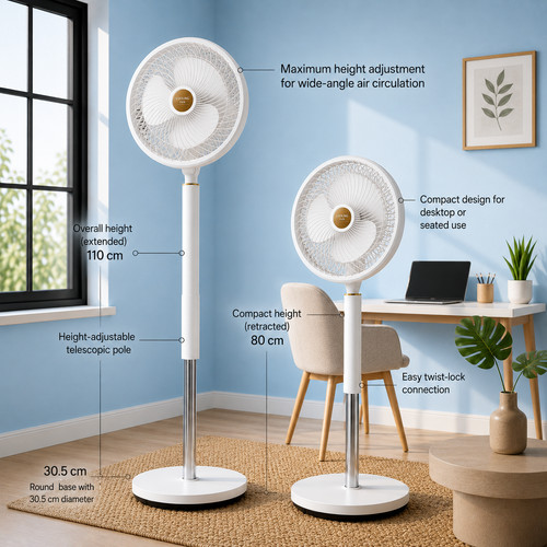 Oscillating pedestal fan - oscillating,