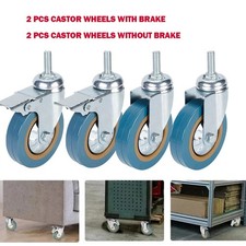 4 x Heavy Duty 75mm Rubber