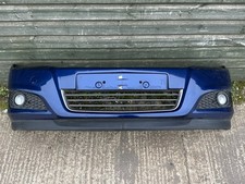 Vauxhall Astra H Facelift Front Bumper Blue Z4cu Complete Fogs Mk5 2007-2010