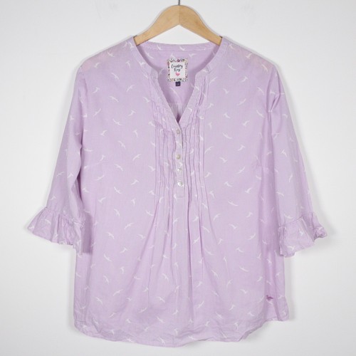 Womens country rose bird print - rose,