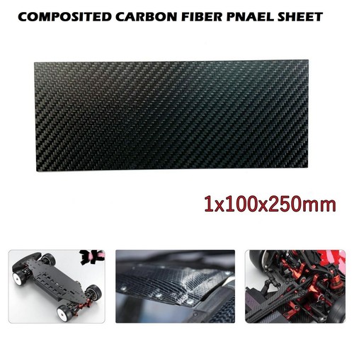 Gloss black 1x100x250mm - black,