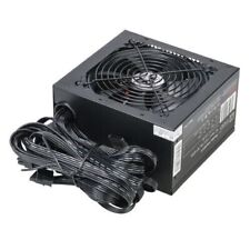 650W ATX Power Supply – PSU for Desktop PC, 120mm Fan, PCI-E, SATA, Black (UK)