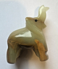Vintage Onyx Elephant Figurine