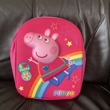New - Peppa Pig 3D Super Hero Peppa Rucksack, Moulded