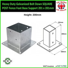 Heavy duty galvanised bolt - heavy,