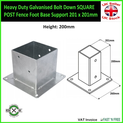 Heavy duty galvanised bolt - galvanised,