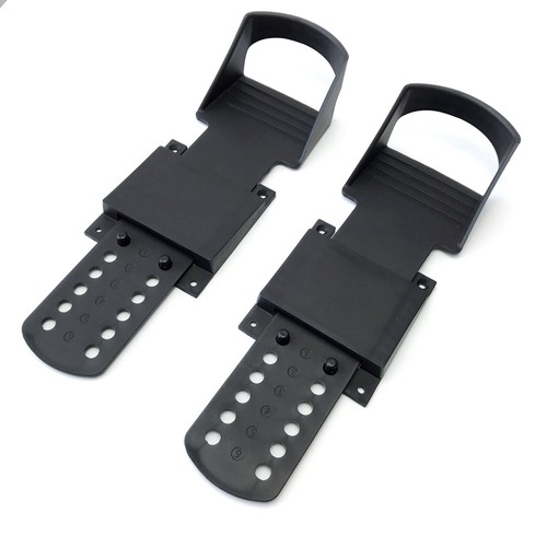 Rower foot plate with - foot, strap